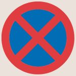 C61 Standsning forbudt Ø1000 mm