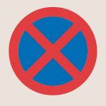 C61 Standsning forbudt Ø750 mm